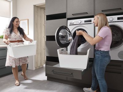 Ballerina keukens: Wasmachine kast Van de Weijer